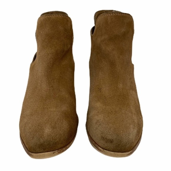 Franco Fortini Niki Tan Cut Out Buckle Booties Size 6 - Picture 5 of 8